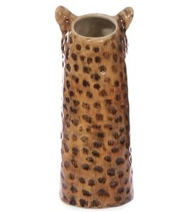 Large Leopard Flower Vase