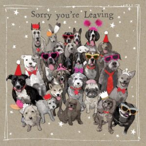 Sorry your leaving Card