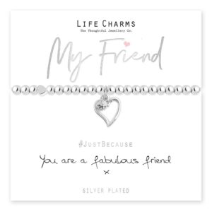 Life Charms Fabulous Friend Bracelet, Silver Life Charms Fabulous Friend Bracelet, Silver