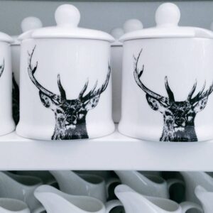 Little Weaver Arts Condiment Jar Majestic Stag