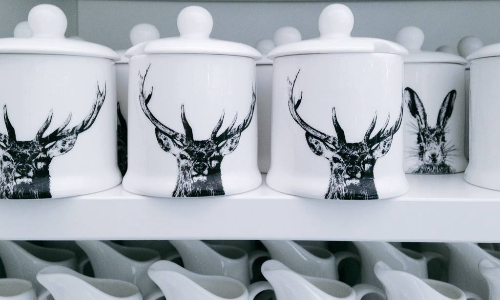 Little Weaver Arts Condiment Jar – Majestic Stag Little Weaver Arts Condiment Jar Majestic Stag