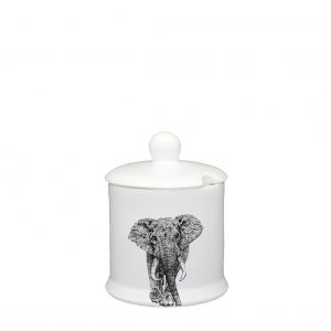 Little Weaver Arts Condiment Jar Elephant