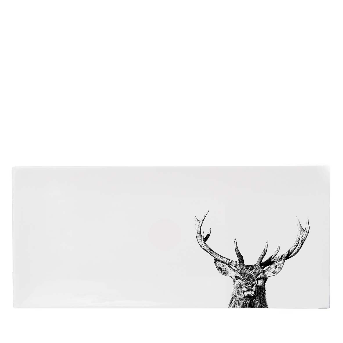 Little Weaver Arts Large Breakfast Plate – Majestic Stag Little Weaver Arts Large Breakfast Plate Majestic Stag