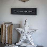 Home Decor Sign Now & Forever