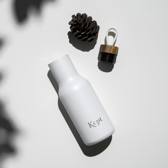 Kept Stainless Steel Reusable Water Bottle – CHALK 2 Kept Stainless Steel Reusable Water Bottle – CHALK - Image 2