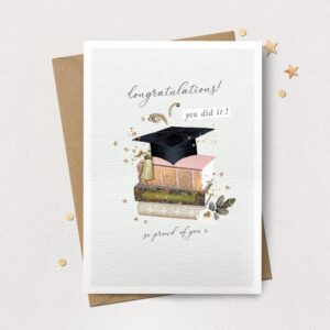 Congratulations, So Proud Of You Graduation Card