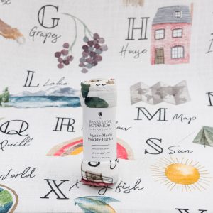 Bamboo Baby Swaddle Blanket, Alphabet Print 2 Bamboo Baby Swaddle Blanket, Alphabet Print