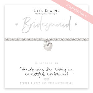 Life Charms Beautiful Bridesmaid Bracelet