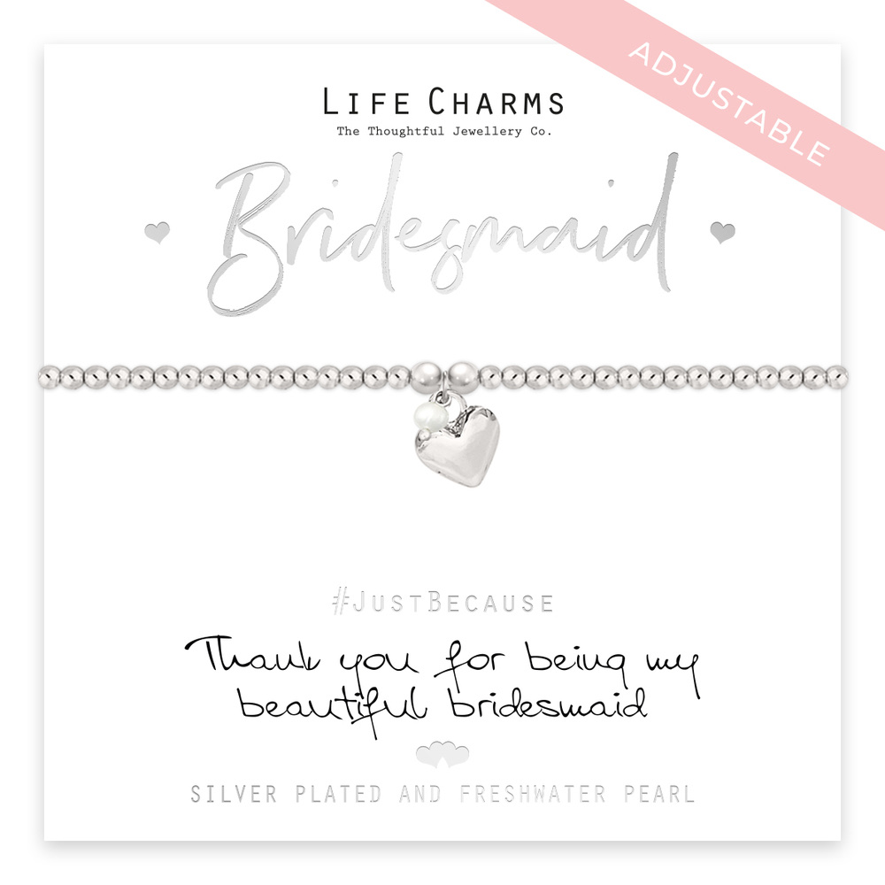 Life Charms Beautiful Bridesmaid Bracelet Life Charms Beautiful Bridesmaid Bracelet