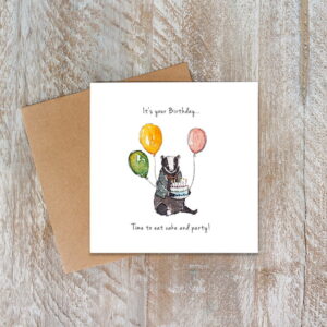 Eat cake and party - Birthday Card