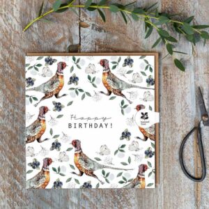 Happy Birthday Card – Pheasant Happy Birthday Card - Pheasant