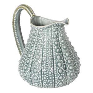 Urchin Effect Grey Ceramic Jug