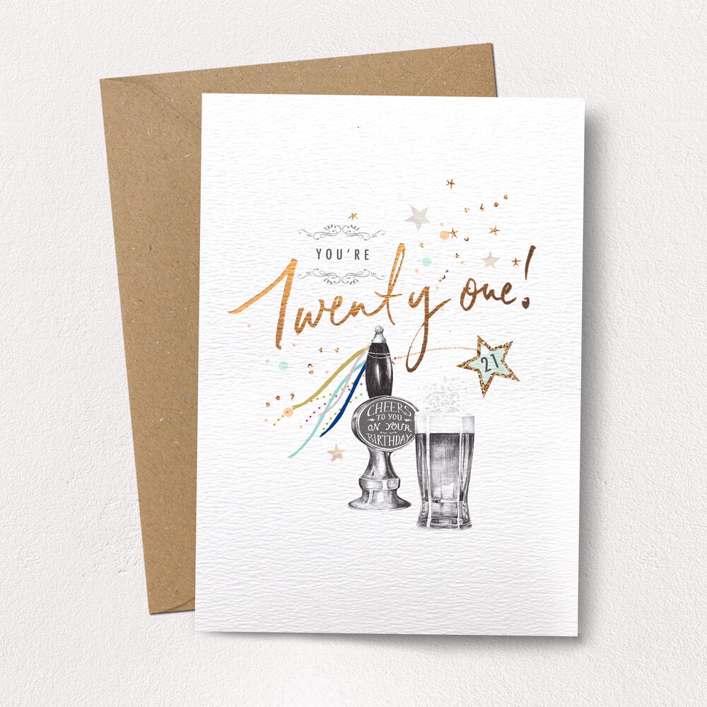 21st Birthday Card 21st Birthday Card