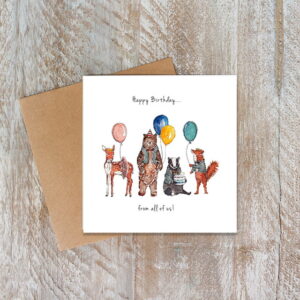 Happy Birthday From all of us  - Card