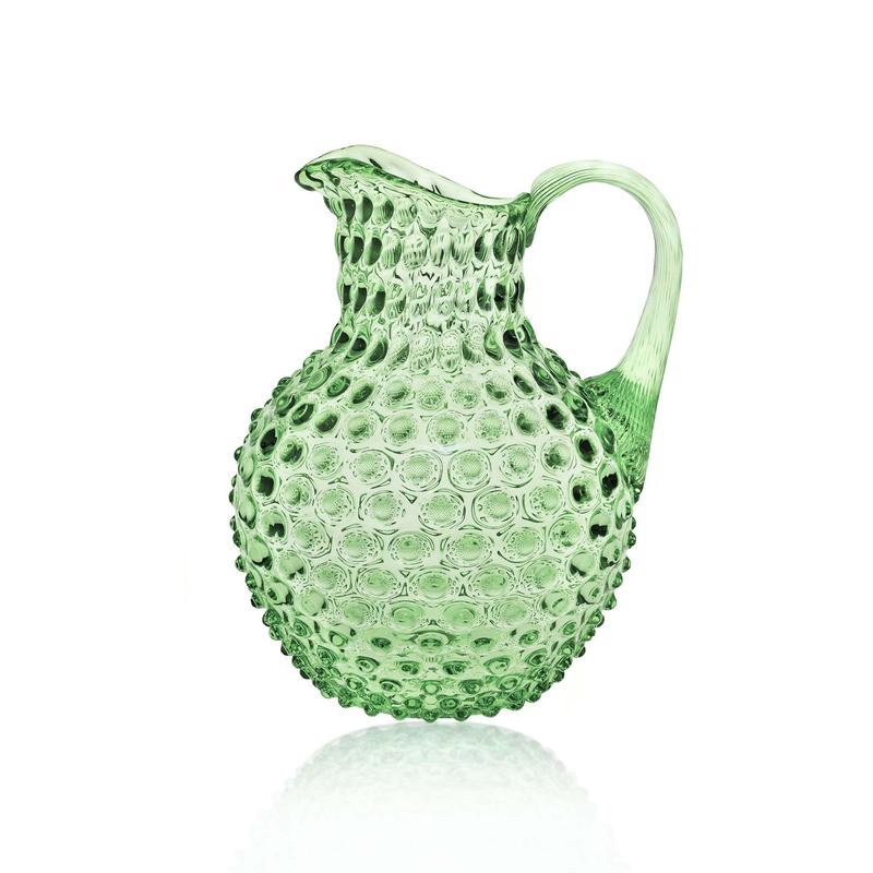 Klimchi Light Green Hobnail Jug Klimchi Light Green Hobnail Jug