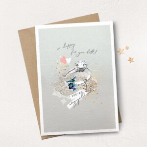 So Happy For You Both Engagement Card