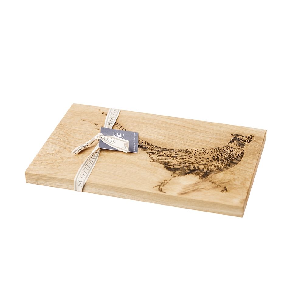 Oak Serving Board – 30cm – Pheasant 2 Oak Serving Board - 30cm - Pheasant - Image 2