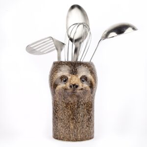 Sloth Ceramic Utensil Pot Sloth Ceramic Utensil Pot