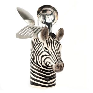 Zebra Utensil Pot