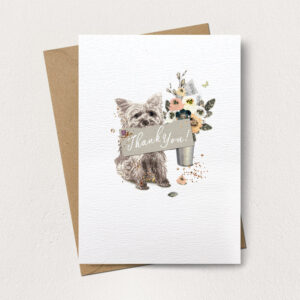Thank You Dog Sign Card Thank You Dog Sign Card