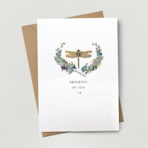 Thinking of You Dragonfly Card
