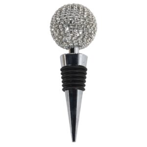 Silver Diamanté Bottle Stopper