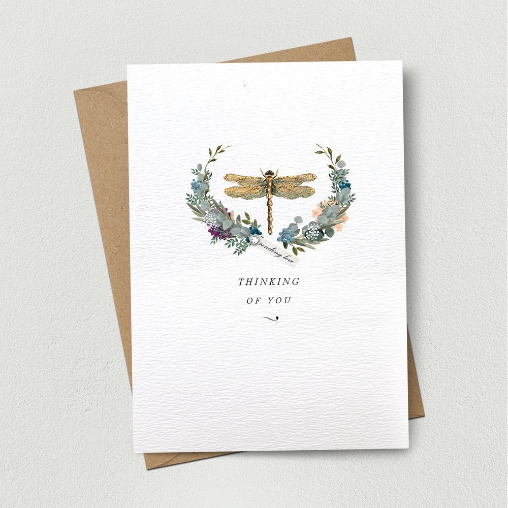 Thinking of You Dragonfly Card Thinking of You Dragonfly Card