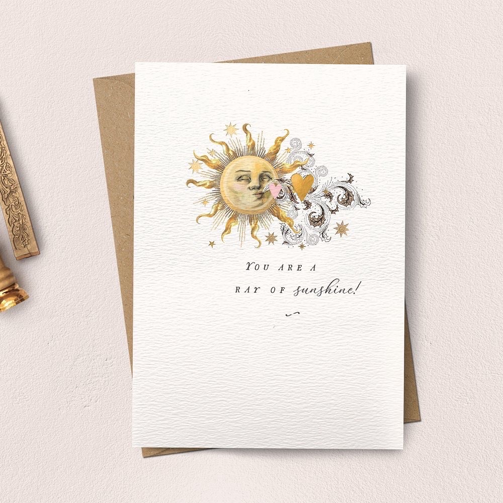 You are a Ray of Sunshine Card You are a Ray of Sunshine Card