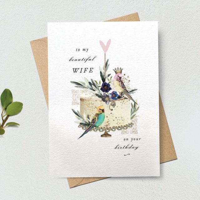 Beautiful Wife Birthday Card Beautiful Wife Birthday Card