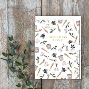 Birthday Love (Gardening) Mini Card