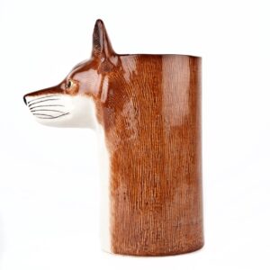 Fox Ceramic Utensil Pot Fox Ceramic Utensil Pot