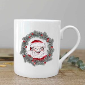 All Things Jolly (Santa) Fine Bone China Large Mug in a Gift Box