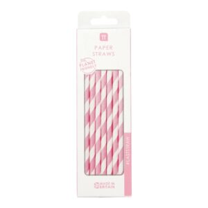 Mix & Match Pink Paper Straws