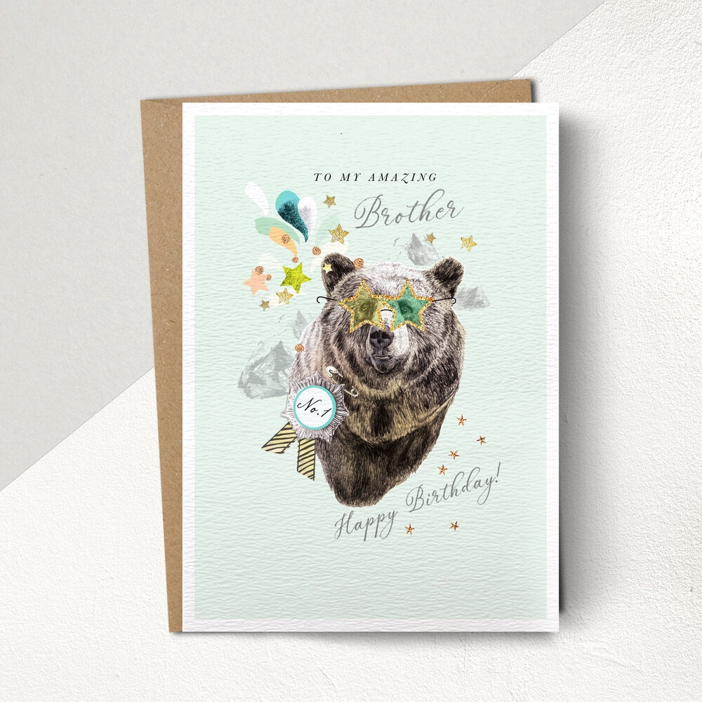 Amazing Brother Bear Card Amazing Brother Bear Card