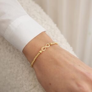 Life Charms – Infinity Bracelet in Gold Life Charms Infinity Bracelet in Gold