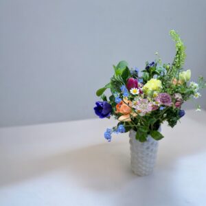Hand Tied Bouquet in Ceramic Vase £45