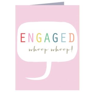 Mini Engaged Greeting Card