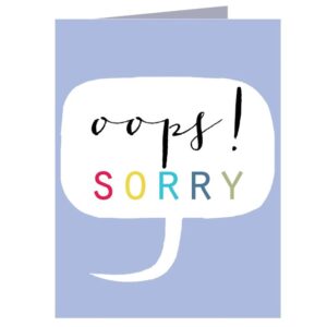 Mini Sorry Greetings Card