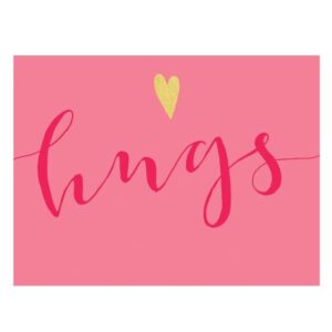 Mini Hugs Gold Foiled Greeting Card Mini Hugs Gold Foiled Greeting Card
