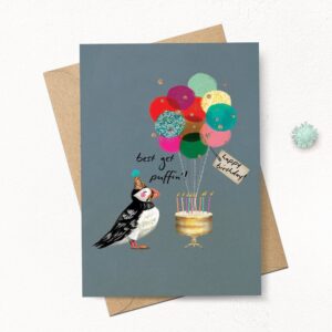 Best Get Puffin Birthday Card Best Get Puffin Birthday Card