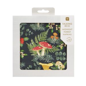 Woodland Forest Mushroom Napkins 20 Pack