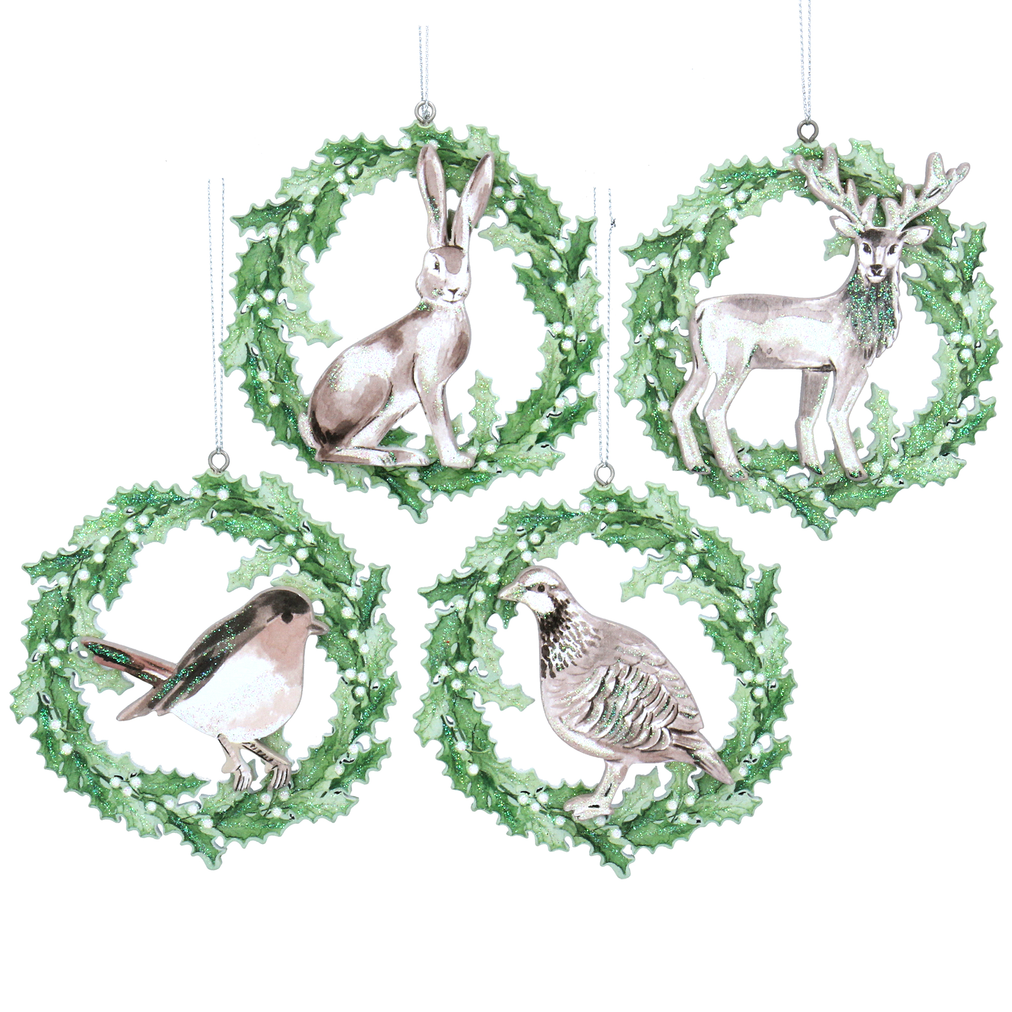 Gisela Graham – Wood Animal in Wreath Decoration – 4 designs 5 IMG 7807.jpeg