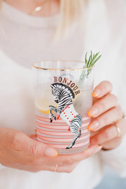 Yvonne Ellen Zebra Hi Ball Glass IMG 3752.jpg