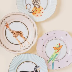 Yvonne Ellen Animal Tea Plates (Set Of 4) Yvonne Ellen Animal Tea Plates (Set Of 4)