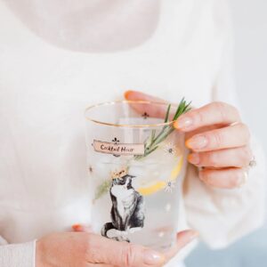 Yvonne Ellen Cat Hi Ball Glass
