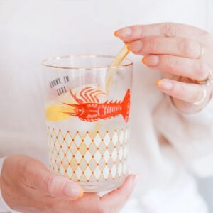 Yvonne Ellen Lobster Hi Ball Glass