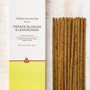 Temple of Incense Orange Blossom & Lemongrass Incense Sticks