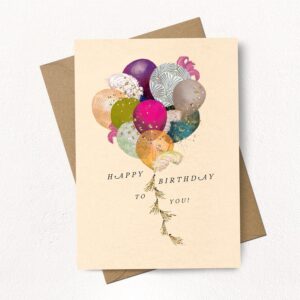Happy Birthday Deco Balloons Card Happy Birthday Deco Balloons Card