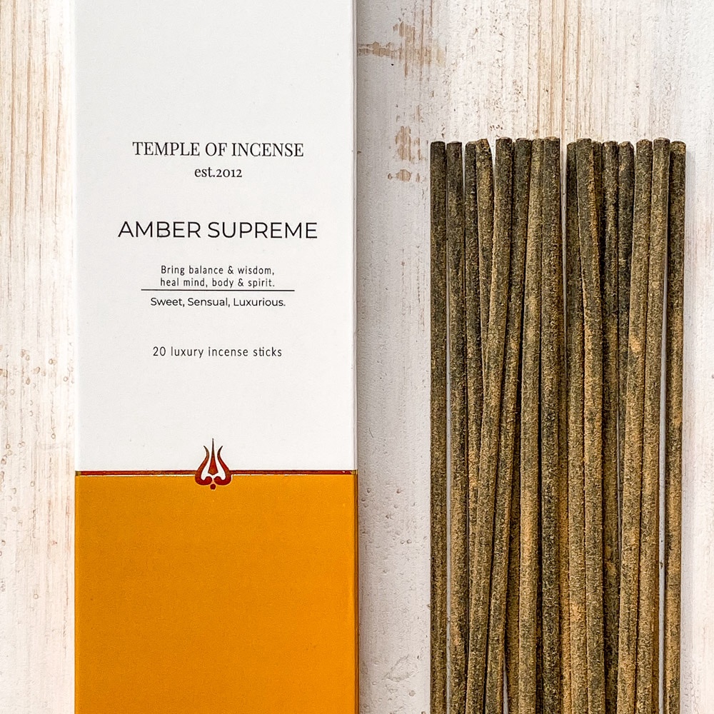Temple of incense – Amber Supreme Incense Sticks Temple of incense Amber Supreme Incense Sticks