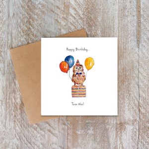 Happy Birthday Twoo Woo Card Happy Birthday Twoo Woo Card